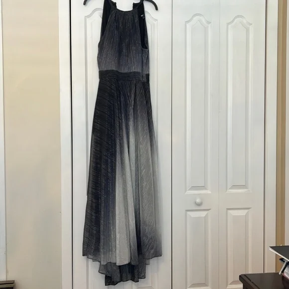 sachin and babi light blue dress Classic Little Black Dress with Sheer Sleeves and White Collar –  Marmalade-shop main image 0